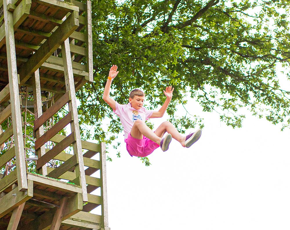 Saut dans le vide