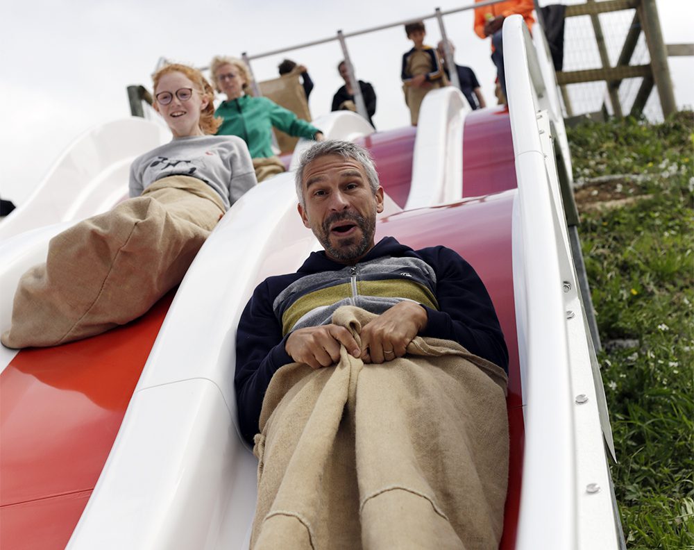 Toboggans géants multipistes en Normandie